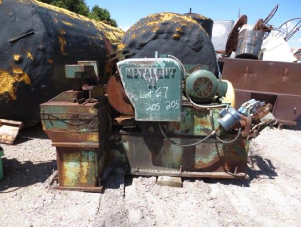 METALCUT VI 6 RAIL CUTTING RAILROAD MACHINERY EQUIPMENT